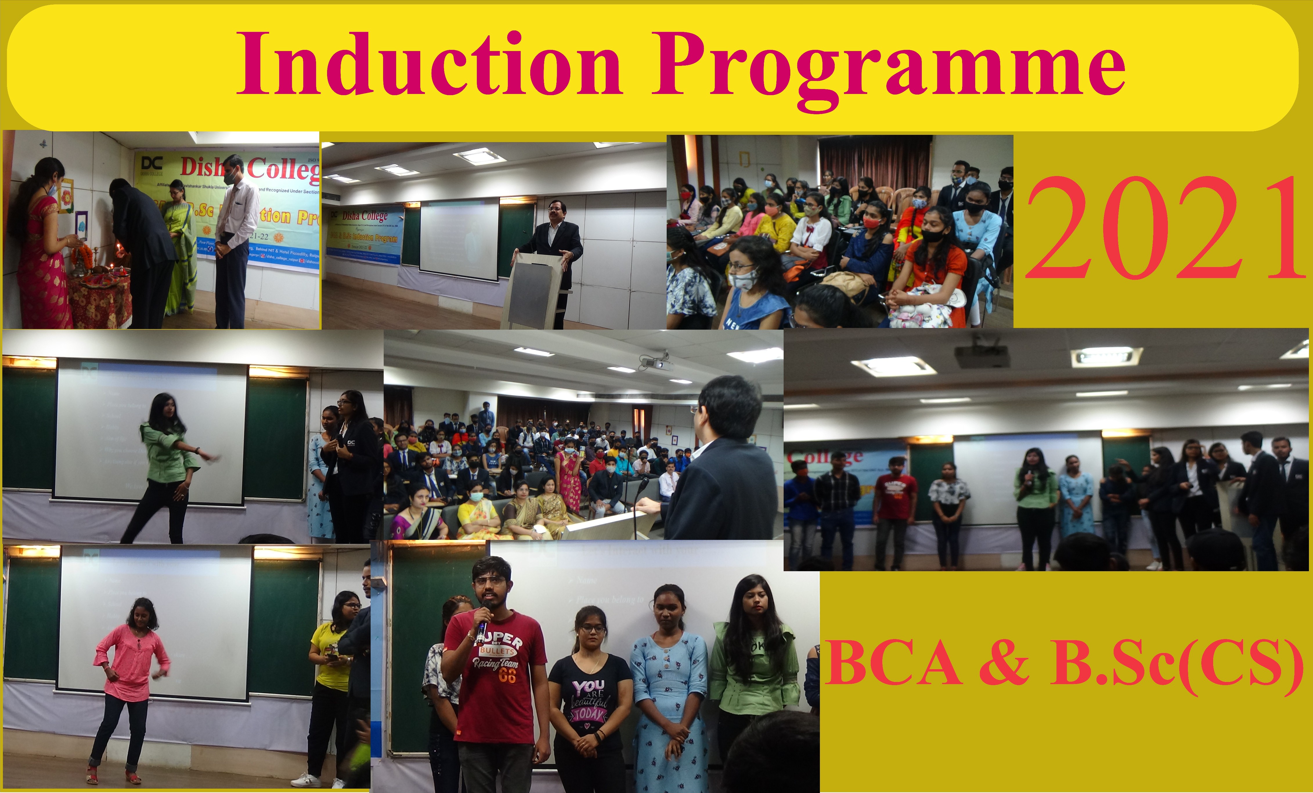 BCA & B.Sc.(CS) Induction Programme 2021