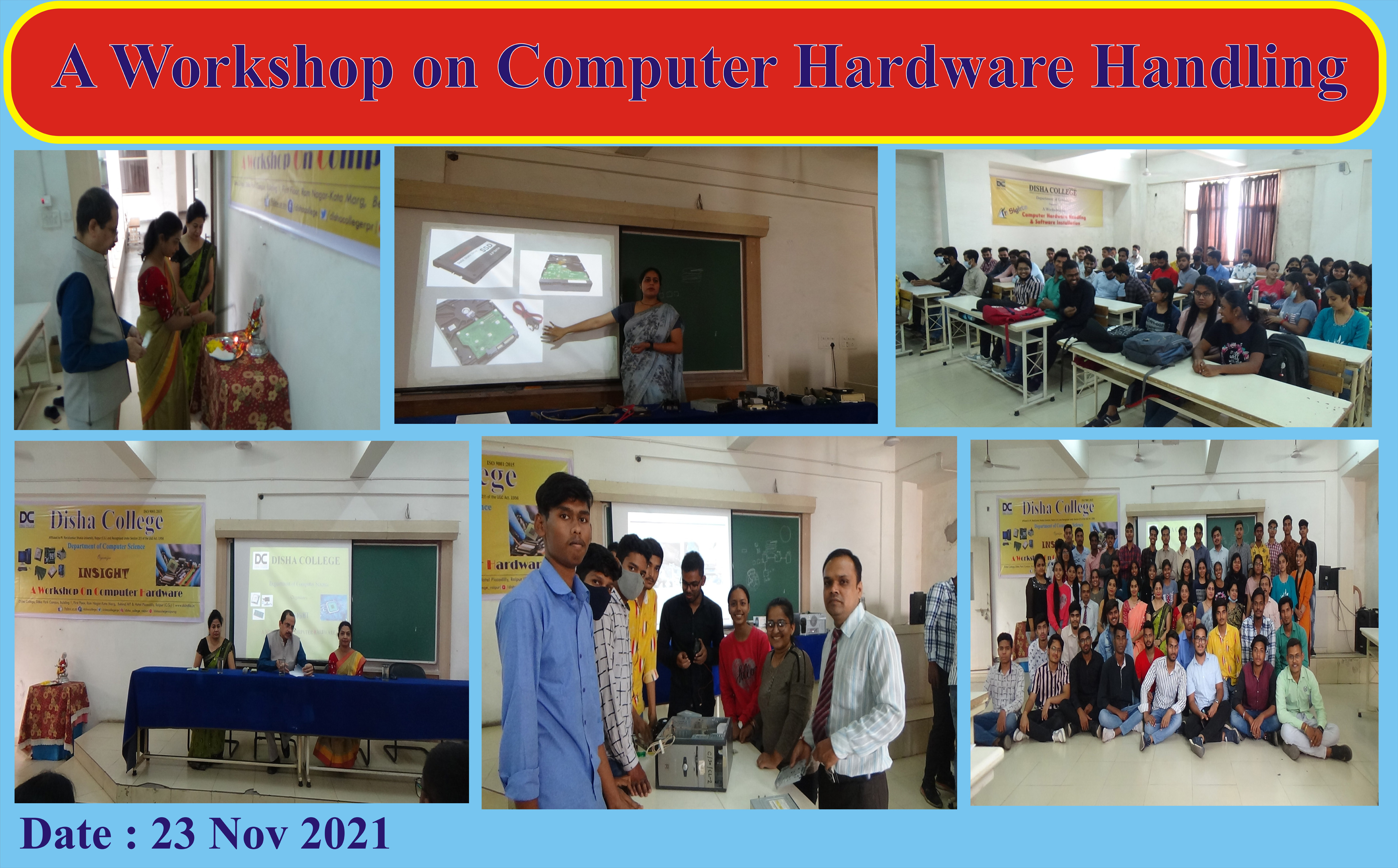 A Workshop on Computer Hardware Handling 