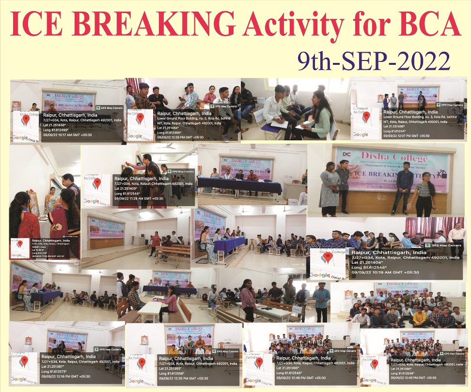 ICE Breaking Activity for BCA