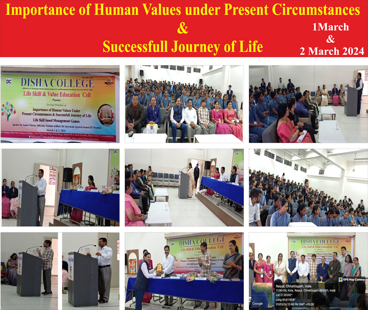 Guest Lecture on Importance of Human Values 
